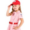 HalloweenCostumes.com League of Their Own Toddler Dottie Luxury Costume For Girls. - 3 of 4