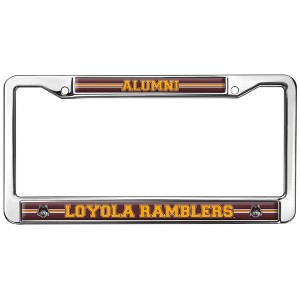 Loyola Chicago Alumni Logo Full Size Standard License Plate Metal Frame - 1 of 4