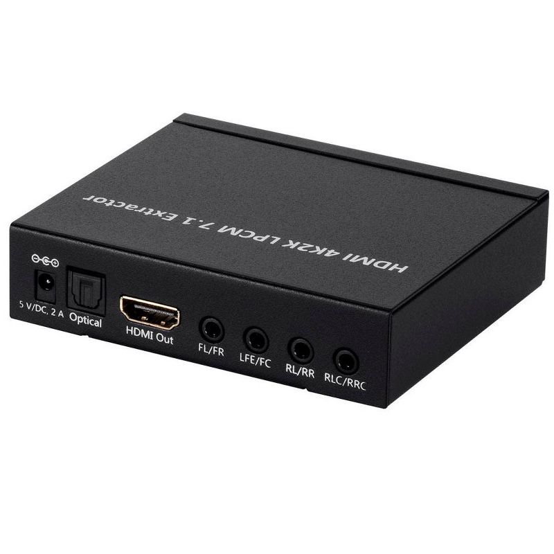Monoprice Blackbird 4K Series 7.1 HDMI Audio Extractor | 10.2Gbps, 4K (3840x2160p) and 3D video, 2 of 7