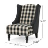 CAVINAS Modern Accent Chair,High-Back Fabric Chair,Cozy Lounge Chair for Living Room,Bedroom - 3 of 4