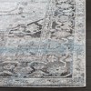 Claremont CLR665 Power Loomed Runner Rug  Ivory / Grey 2'-6" X 7'-9" - Safavieh. - 3 of 4