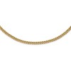 Black Bow Jewelry 4.25mm 14K Yellow Gold Hollow Fancy Wheat Chain Necklace, 17 Inch - 3 of 4
