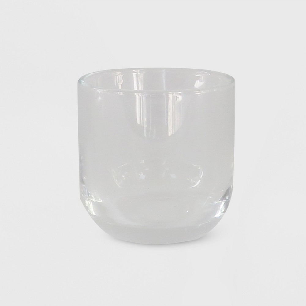 (box of 6 )2.9" x 2.9" Tealight/Votive Glass Candle Holder Clear - Made By Design™