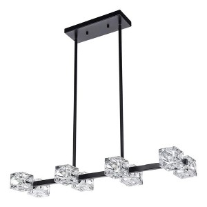Elegant Lighting Lyra 30 inch Pendant Light in Black - 1 of 4