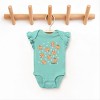 The Juniper Shop SmileyWorld Pumpkin Collage Daisies Flutter Sleeve Bodysuit - 2 of 4
