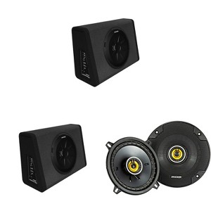 Kicker (2) 11PT250 Powered Sub Enclosure & 46CSC54 5.25"  Bundle - 1 of 4