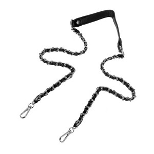 Unique Bargains Metal Corrosion-Resistant PU Leather Purse Flat Chain Strap - 1 of 4