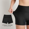 FIONECA Women's 3"/5"/6"/8" High Waisted Swim Shorts Tummy Control Swimsuits Bottoms Modest Board Shorts UPF 50+ - 3 of 4