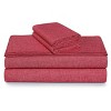 Tribeca Living Yarn Dyed Portuguese Cotton Flannel Extra Deep Pocket Sheet Set - 2 of 3