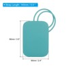 Unique Bargains Silicone Lightweight Identifier Card Luggage Tags 2 Pcs - 2 of 4