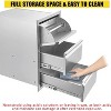 Garvee Stainless Steel BBQ Drawer for Outdoor Kitchen - 30" W x 23" D x 10" H, Weather-Resistant Flush Mount with Silent Operation - 4 of 4