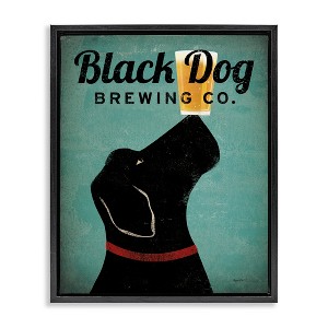 Stupell Industries Black Dog Antique Sign, 17" x 21" - 1 of 4