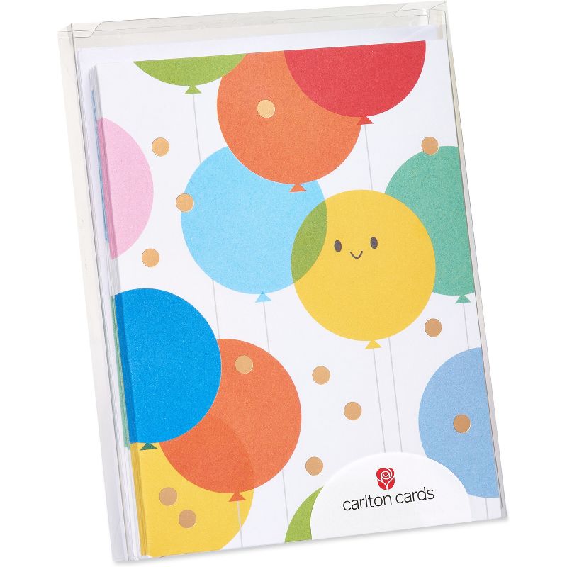 10ct Blank All Occasion Cards Balloons, 5 of 6