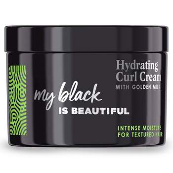 My Black is Beautiful Sulfate Free Hydrating Curl Cream with Golden Milk for Curly Hair - 7.6 fl oz