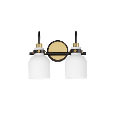 Maxim Lighting Milk 2 - Light Vanity in  Satin Brass