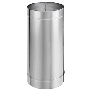 DuraVent DuraBlack 6DBK-48SS Stainless Steel Single Wall Wood Burning Stove Pipe Connector to Vent Smoke and Exhaust, 48 Inches Long x 6 Inch Diameter - 1 of 4