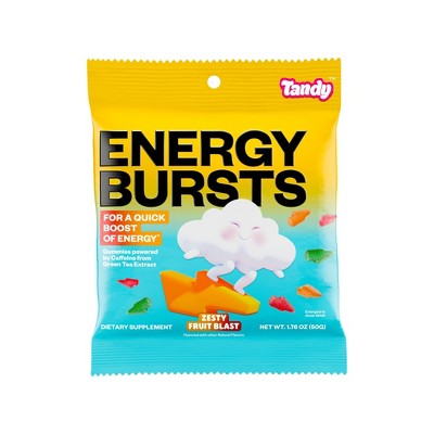 Tandy Energy Bursts Zesty Fruit Blast Gummy Supplements - 1.76oz : Target