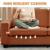 Jojoka 83" Modern Sofa, Deep Seat Corduroy 3-Seater Couch with Wide Armrest, Washable Cushions for Small Spaces - 4 of 4