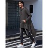 WhizMax Men's Hooded Cloak Casual Long Pullover Hoodie Cape Hip Hop Sweatshirt with Pocket - 3 of 4