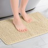 Unique Bargains Soft and Absorbent Non-Slip Chenille Bath Mat for Bathroom Floor - 2 of 4