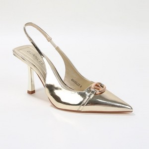 Berness Women's Chandler Patent Metallic Accent Pointed Heels - 1 of 4