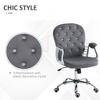 TiramisuBest Velvet Office Chair, Dark Gray, Comfortable, Adjustable, Tilt & 360¡ã Swivel - 2 of 4