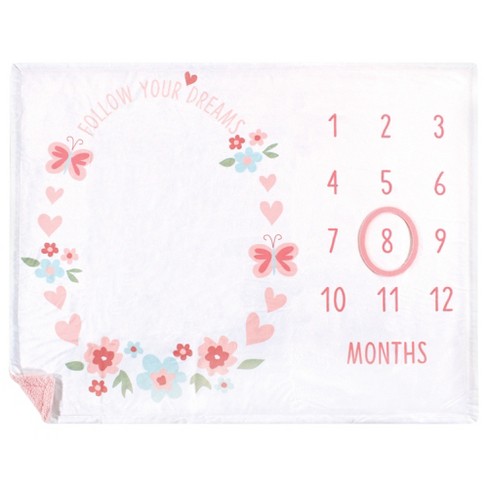 Baby month picture online blanket