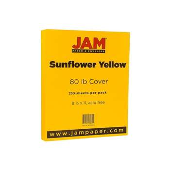 JAM Paper 80 lb. Cardstock Paper 8.5 x 11 Teal 250 Sheets/Ream
