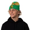 Power Rangers Green Ranger Beanie Men's Gold Armor Embroidered Patch Knit Beanie - 3 of 4