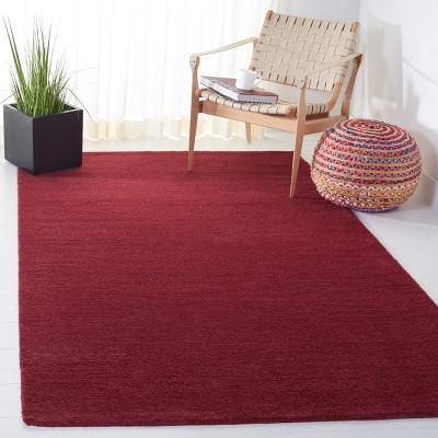 Himalaya Red Handmade Wool 6' x 9' Area Rug