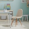 Merrick Lane Children's Lyon Faux Shearling Accent Chair, Modern Accent Chair For Bedroom, Entryway, and Living Room - 2 of 4