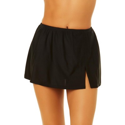 Coppercontrol By Coppersuit - Women's Tummy Control Skirted Swim Bottom,  Black S : Target