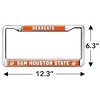 Sam Houston State Bearkat Logo Full Size Standard License Plate Metal Frame - 4 of 4