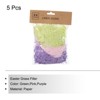Unique Bargains Gift Packaging Easter Basket Filling Raffia Grass Paper 5 Packs - 3 of 4