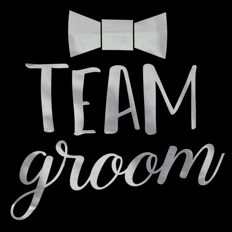 Juvale 20 Pack Bride and Groom Gift Bags for Wedding, Groomsmen, Bridesmaid, Reads Team Bride and Team Groom, 8 x 4 x 9 In, 5 of 9