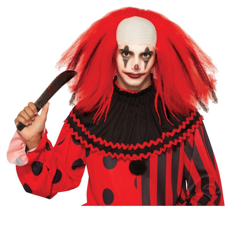 Forum Novelties Red Evil Clown Wig One Size, 1 of 2
