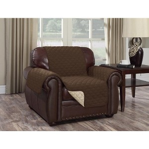 J&V TEXTILES Reversible Furniture Cover for Dogs and Cats-Water Resistant - 1 of 4