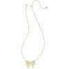 Short Bow Pendant Necklace, Dainty Fashion Jewelry for Women - 2 of 4