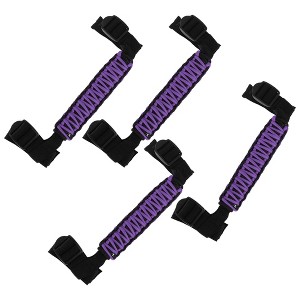 Unique Bargains Roll Bar Grab Handles for Jeep Wrangler 2024-2025 Nylon PVC 4 Pcs - 1 of 4