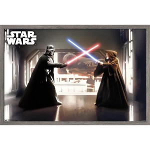 Trends International Star Wars: Saga - First Duel Framed Wall Poster Prints - 1 of 4