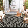 Outdoor Rug Modern Geometric Indoor Outdoor Area Rug Easy Cleaning for Patio Backyard Balcony Living Room Bedroom - 2 of 4