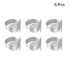 Unique Bargains Fall Leaf Open Metal Wear-Resistant Dining Table Decorative Napkin Rings 6 Pcs - 3 of 4