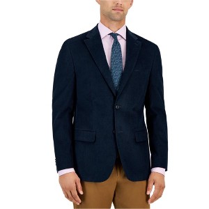 Tommy Hilfiger Mens Conrad Corduroy Modern Fit Two Button Blazer Jacket - 1 of 2
