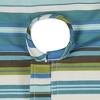 Design Imports  Beachy Stripe Print Outdoor Tablecloth With Zipper 60X84 - 3 of 4
