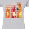 Women's - Pokémon - Charmander Evolutions Fitted Graphic T-Shirt - 2 of 3