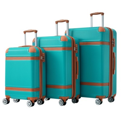 3 Piece Luggage Set, Hard Shell Luggage Set with Spinner Wheels & TSA Lock, Lightweight Travel Luggage Set for Business Trip (20'' 24'' 28'')