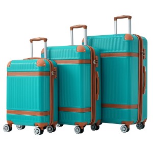 3 Piece Luggage Set, Hard Shell Luggage Set with Spinner Wheels & TSA Lock, Lightweight Travel Luggage Set for Business Trip (20'' 24'' 28'') - 1 of 4