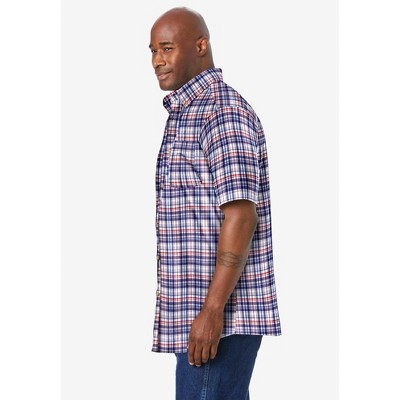 KingSize Short Sleeve Wrinkle-Free Sport Shirt