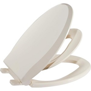 COZONY Round Toilet Seat with Built-In Toddler Seat, Slow-Close Potty Training Toilet Seat for Adults & Kids, Magnetic Child Seat Attachment - 1 of 4