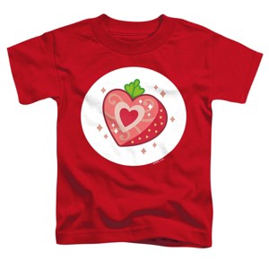 Toddler Boys' Care Bears Unlock The Magic Strawberry Sunrise Bear Belly T-Shirt - 1 of 4